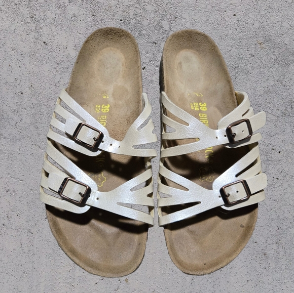 Birkenstock  Granada  Leather Buckle Sandals Women Size 8  Authentic Betula - Picture 2 of 7